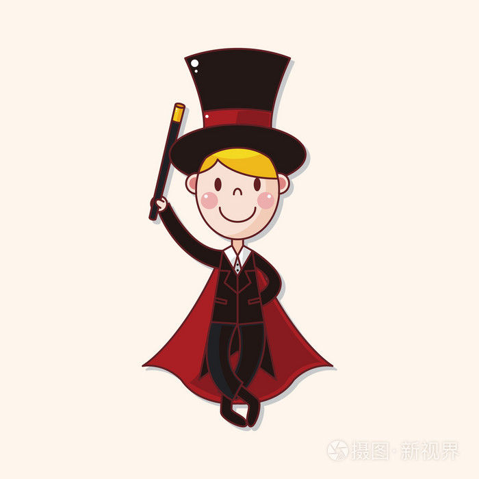 魔术师的主题元素矢量, eps插画-正版商用图片0alpck-摄图新视界