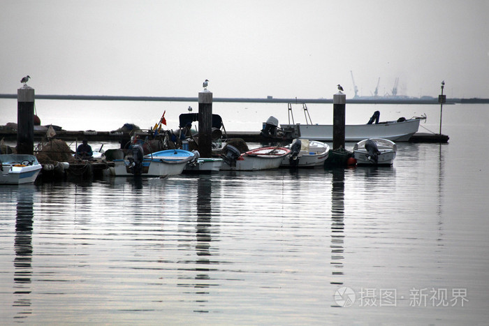 玛丽娜的 olhao 市，葡萄牙