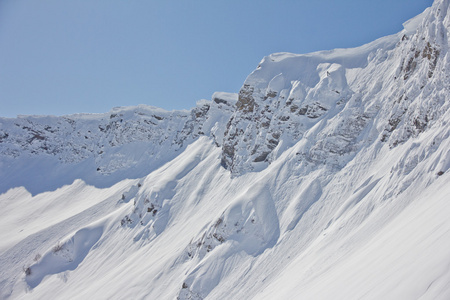 paisaje de montaa de krasnaya Poliana, sochi, Rusia红波利亚纳，索契，俄罗斯