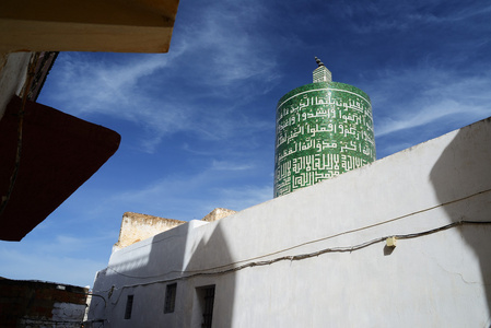 只有圆柱宣礼塔的摩洛哥，穆莱伊德里斯 Zerhoun ne