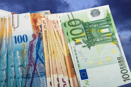 瑞士和欧盟银行纸币