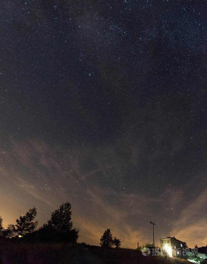 天空夜景照片-正版商用图片0am029-摄图新视界