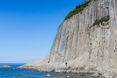 stolbchaty 角kunashir 岛西海岸的海角.