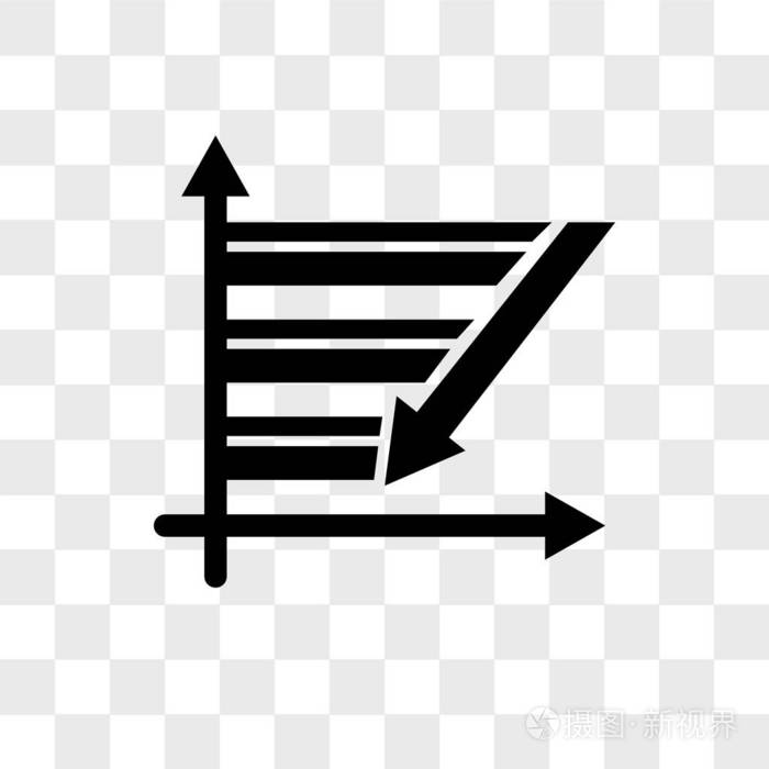 丢失矢量图标在透明背景上隔离丢失徽标d