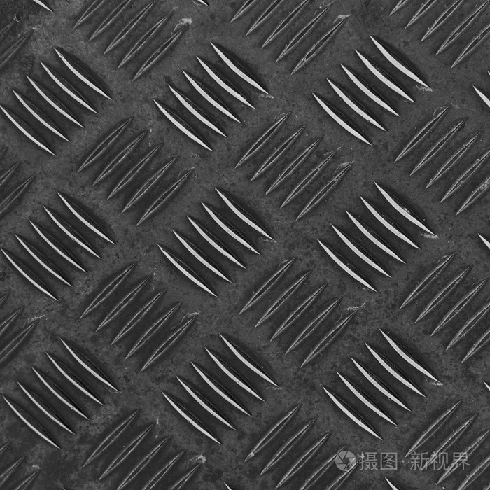 钢地板纹理或背景