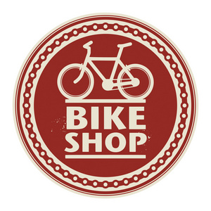 标签或文本自行车店加盖图片