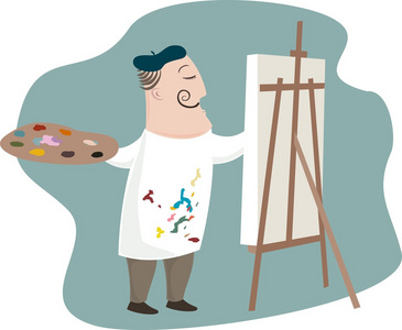 华丽的艺术家照片