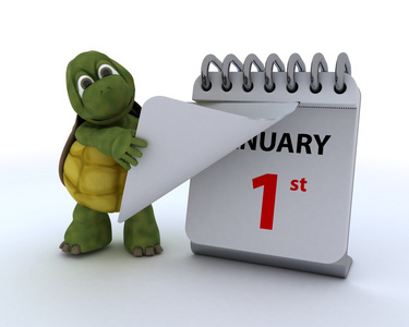 乌龟与日历