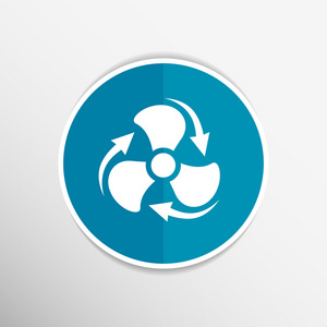 吹的图标服务图标.空调, 吹风机和通风房间迹象照片