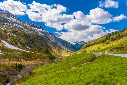 美丽的阿尔卑斯山与布地天, 弗鲁拉巴斯, 达沃斯, 瑞士格劳布登