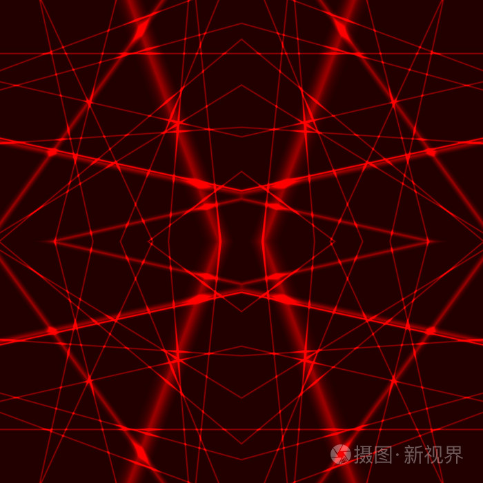红色的激光光束无缝背景