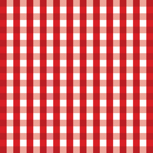 红色方格布式背景照片