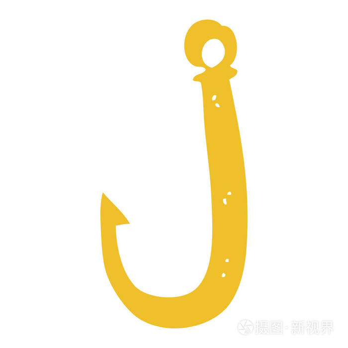 鱼钩平彩例证插画-正版商用图片0ao5r4-摄图新视界