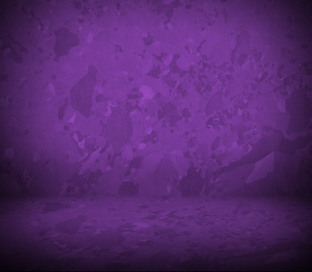 紫色墙壁和地板室内