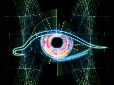 壁纸眼睛发光图片