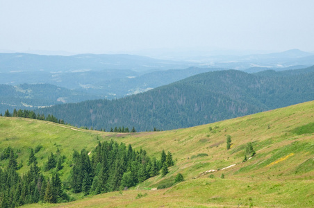 夏天山风景