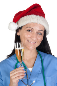 圣诞杯具吸引力医生女人