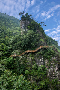 重庆著名风景区黑山山谷峡谷