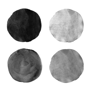 灰色水墨画矢量抽象背景纹理画笔描边手绘与丙烯酸和油画颜料,灰色