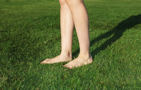 绿色的双腿图片