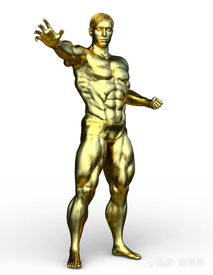 3d金人的cg渲染