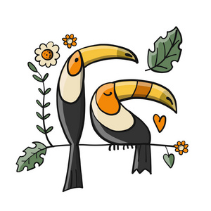 犀鸟大嘴鸟图片