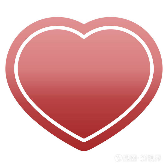 心符号图形矢量图示图标