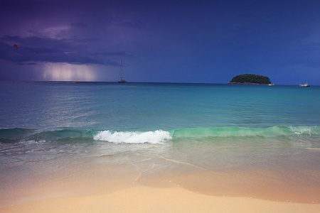 热带海海滩