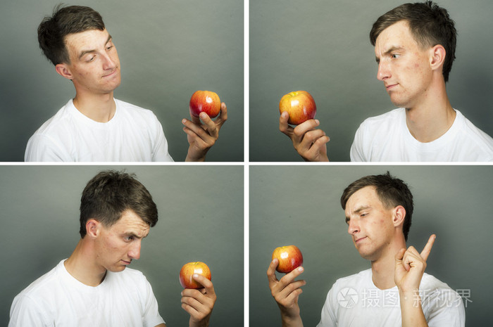 搜索苹果的男人