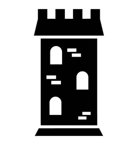 中世纪时期的塔城堡为皇家住所的安全