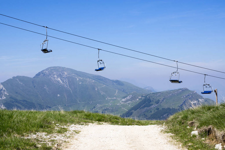 turism 火车 alta via del monte baldo, 加尔达山脉的山脊, 索道