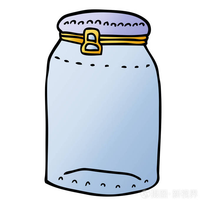 动画片涂鸦玻璃罐