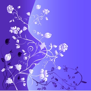 花卉紫背景