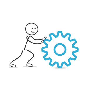 推齿轮推动齿轮照片