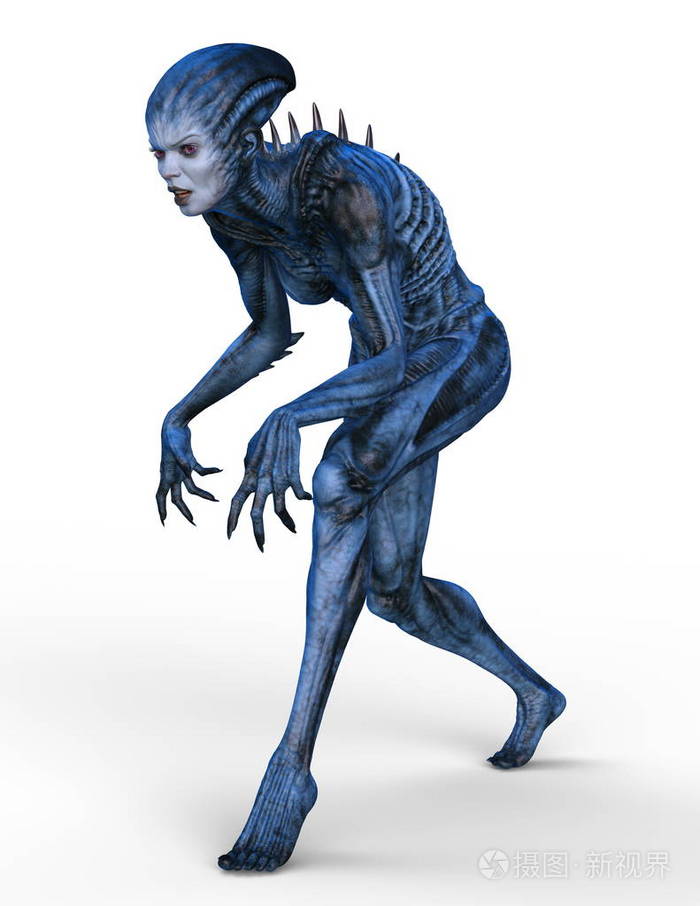 3dcg渲染的外星人