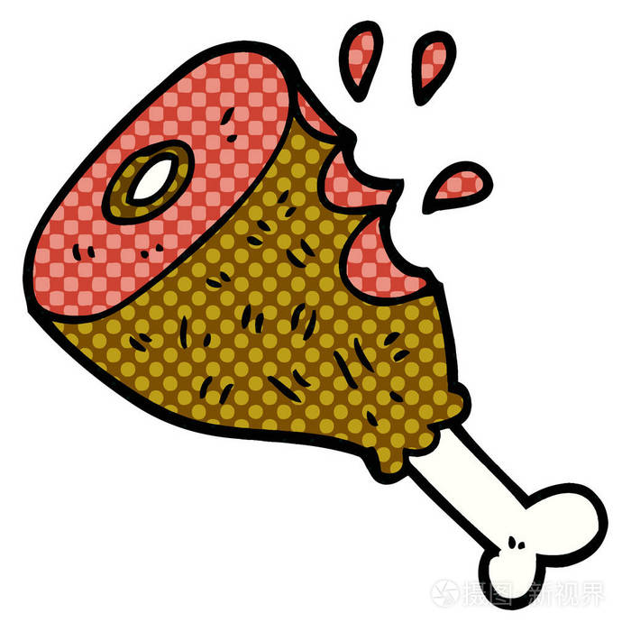 动画片涂鸦熟肉