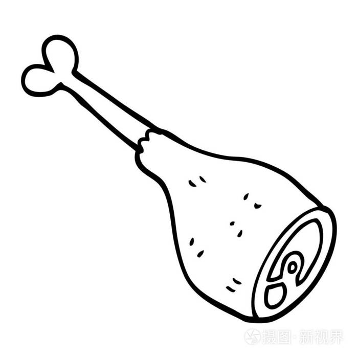 线条画动画片肉关节