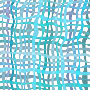 抽象蓝色网格波纹理。矢量背景