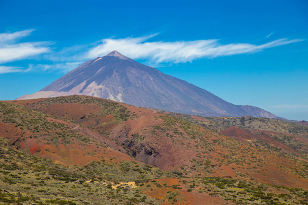 美丽的提德火山景观