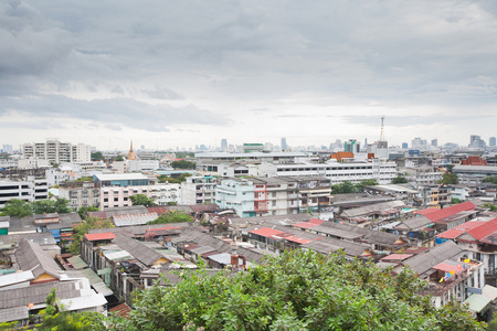 曼谷，泰国的全景