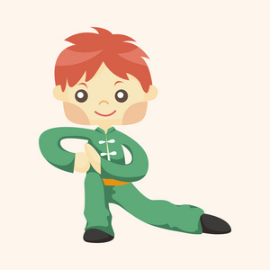 中国功夫简笔图图片-中国功夫简笔图素材-中国功夫简笔图插画-摄图新