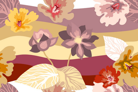 花的版画素材图片 花的版画图片素材下载 摄图新视界