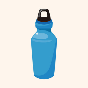 旅行装备瓶水主题元素图片