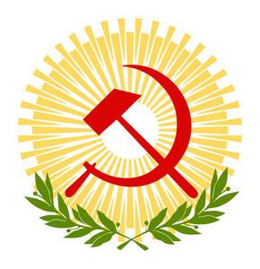 镰刀和锤子照片