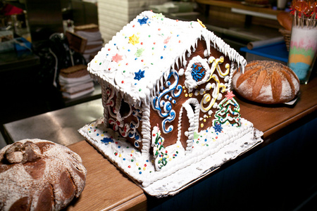 圣诞姜饼房子图片