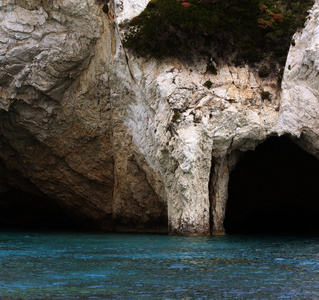 扎金索斯岛的蓝洞