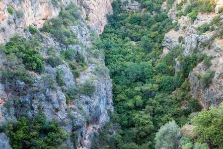 梅尔辛土耳其 Silifke 区天堂峡谷鸟瞰图