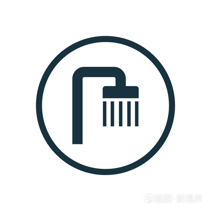 淋浴图标插画-正版商用图片0asi8g-摄图新视界