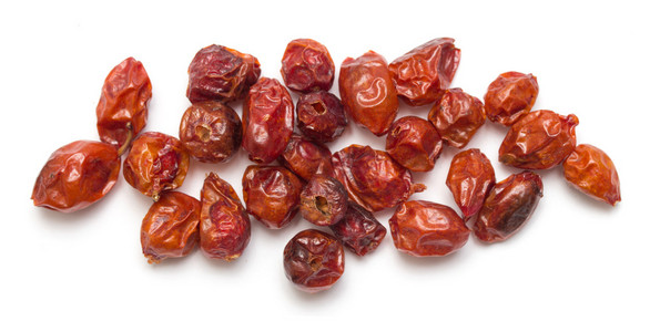 玫瑰果干的浆果照片