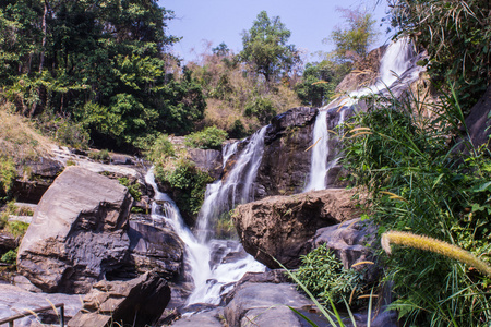 在茵他侬，清迈省泰国湄巴生瀑布